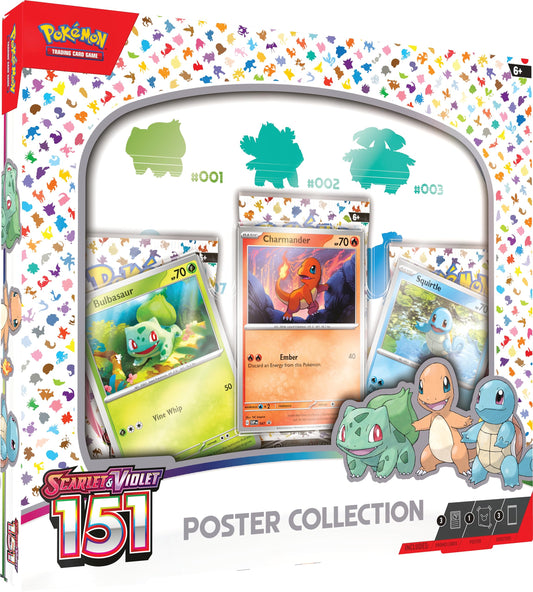Pokémon TCG: Scarlet & Violet – 151 Poster Collection Box
